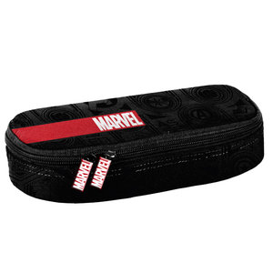 Školské púzdro Marvel ovalné čierne-1