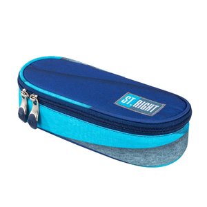 Školské púzdro Melange stripes oválne-2