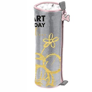 Školské púzdro Minnie sivé okrúhle-1