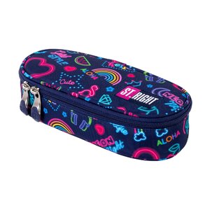 Školské púzdro Neon oválne-3