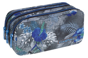 Školské puzdro Primus Blue hibiscus-1