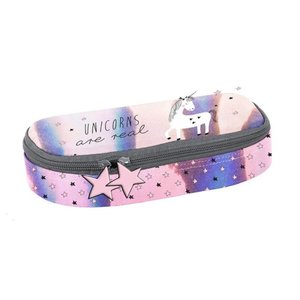 Školské puzdro Unicorn holografické pevné-1