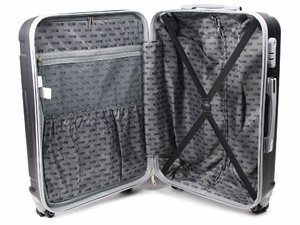 Cestovný kufor škrupinový 24" 22-201CS čierny-5