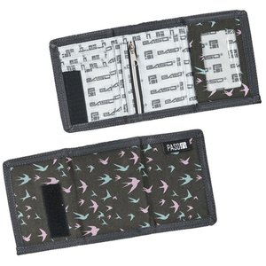 Detská peňaženka Birds šedá-2