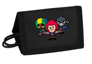 Detská peňaženka Brawl stars čierna-1