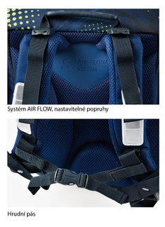 Školská aktovka Football 3-8