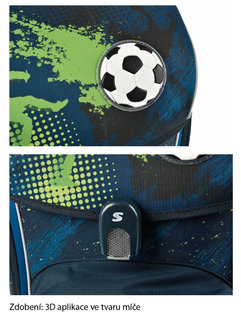 Školská aktovka Football 3-9