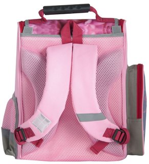 Školská aktovka Mačiatko - svetlo ružová-2