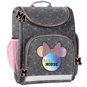 Školská aktovka Minnie mouse šedo-ružová-1
