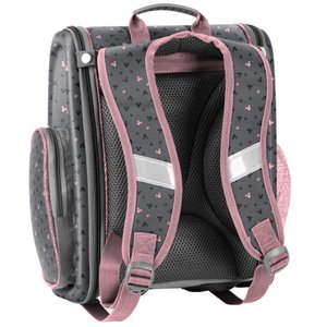 Školská aktovka Minnie mouse šedo-ružová-3