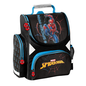Školská aktovka Spiderman čierno-modrá-1