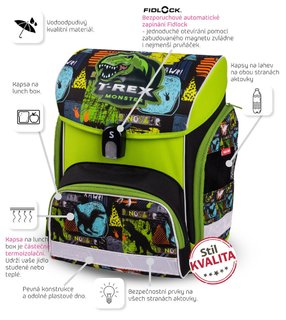 Školská aktovka T-rex-5