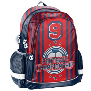 Školský batoh Football červený-1