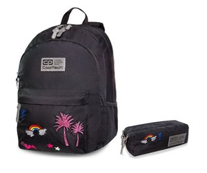 Školský set Hippie sparkling badges black-1