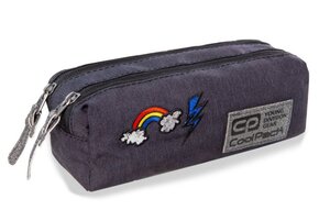Školský set Hippie sparkling badges grey-6