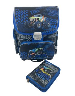 Školský set Monster truck (Batoh, peračník)-3