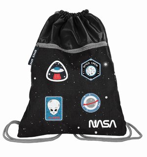 Školský set NASA čierny s dvojposchodovým peračníkom-6