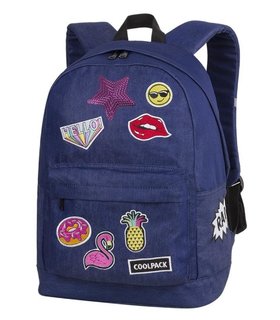 Voľnočasový batoh Cross Badges girls denim-1