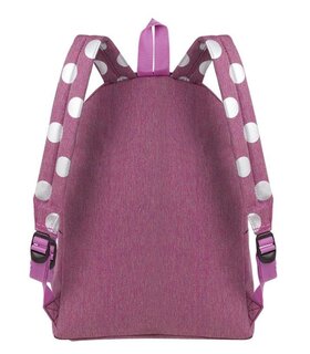 Voľnočasový batoh Street Silver dots/pink-3