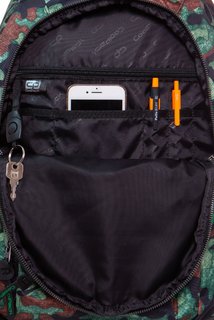 Školský batoh Aero Camo Fusion zelený-6