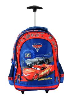 Školský batoh Autá, s kolieskami-1