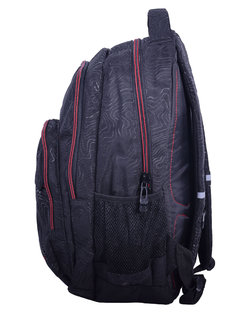 Školský batoh Basic Topography Red-4