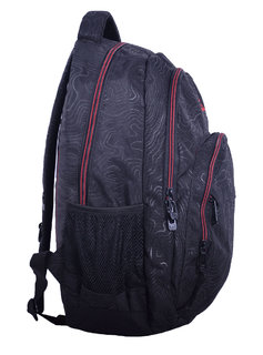 Školský batoh Basic Topography Red-2