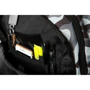 Školský batoh Bentley New badges grey-4