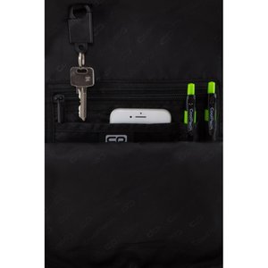 Školský batoh Bentley sivý/zelený-5