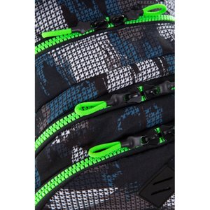 Školský batoh Bentley sivý/zelený-8