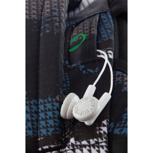 Školský batoh Bentley sivý/zelený-9