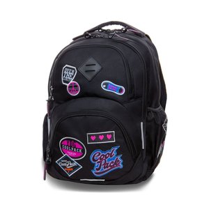 Školský batoh Dart Badges black-1