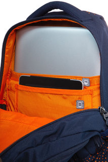 Školský batoh Dart II dots oranžovo/modrý-5