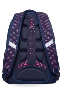 Školský batoh Dart II Dots pink navy-3