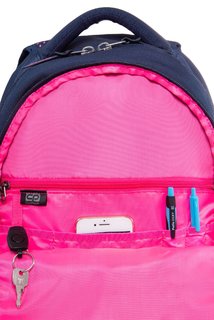 Školský batoh Dart II Dots pink navy-5
