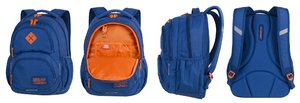 Školský batoh Dart XL Teal/orange-6