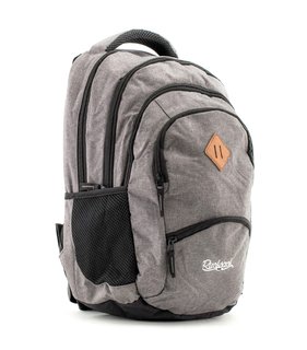 Školský batoh Grand svetlo šedý-4