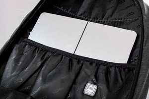 Školský batoh Hippie Sparkling badges grey-6