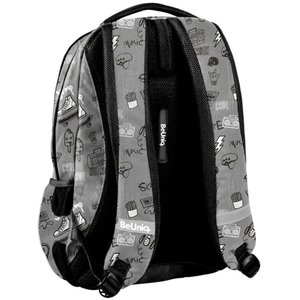 Školský batoh Icon sivý-3