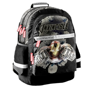 Školský batoh Iron Man sivý-1