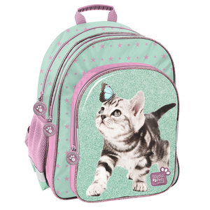 Školský batoh Mačička pastelový-1