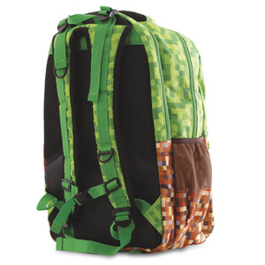 Školský batoh MineCraft hnedo-zelený-5