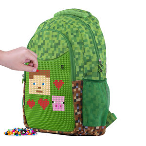 Školský batoh MineCraft zelený-6