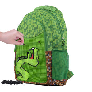 Školský batoh MineCraft zelený-3