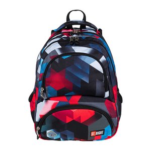 Školský batoh Red Blocks-1