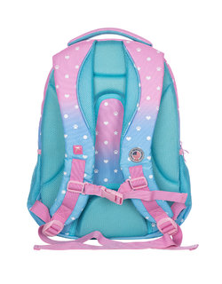 Školský batoh Silver Effect&amp;ombre pastel love-3