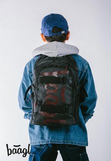 Školský batoh Skate Red-11