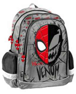 Školský batoh Spiderman sivý-1
