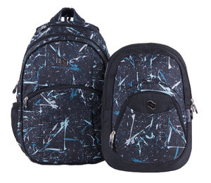 Školský batoh Teen Blue Spark 2v1-6