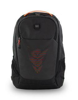 Školský batoh Urban čierny/oranžový-2